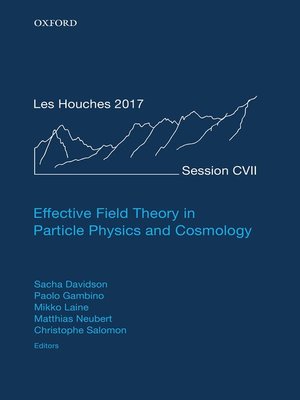 cover image of Effective Field Theory in Particle Physics and Cosmology